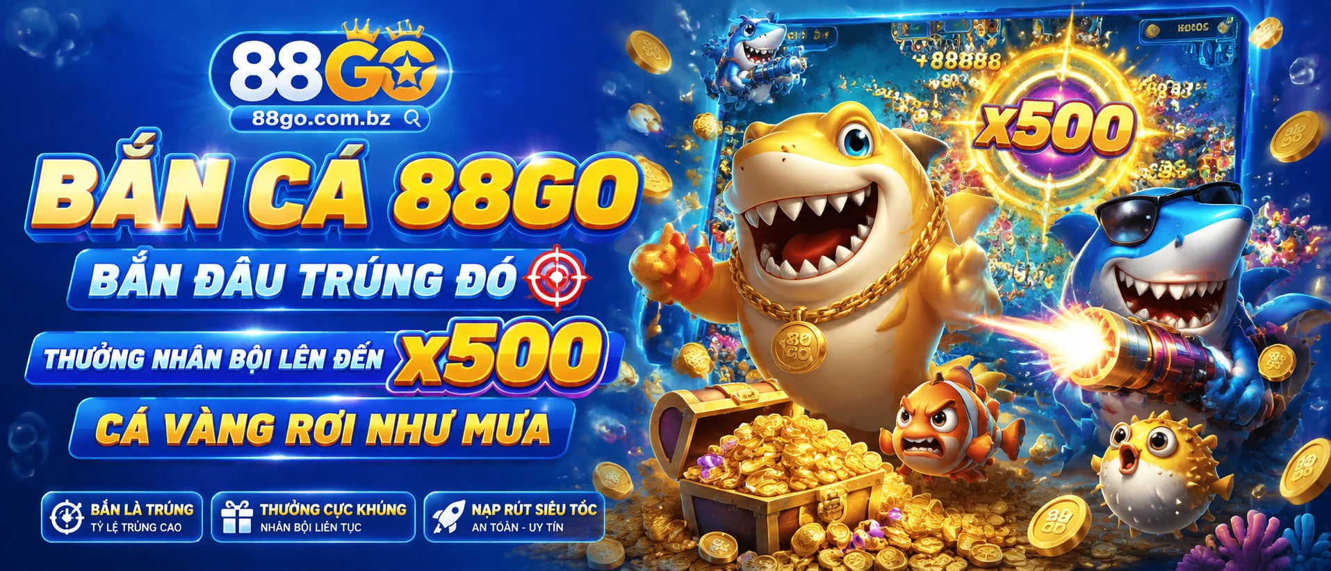 Khu vực Bắn Cá 88go