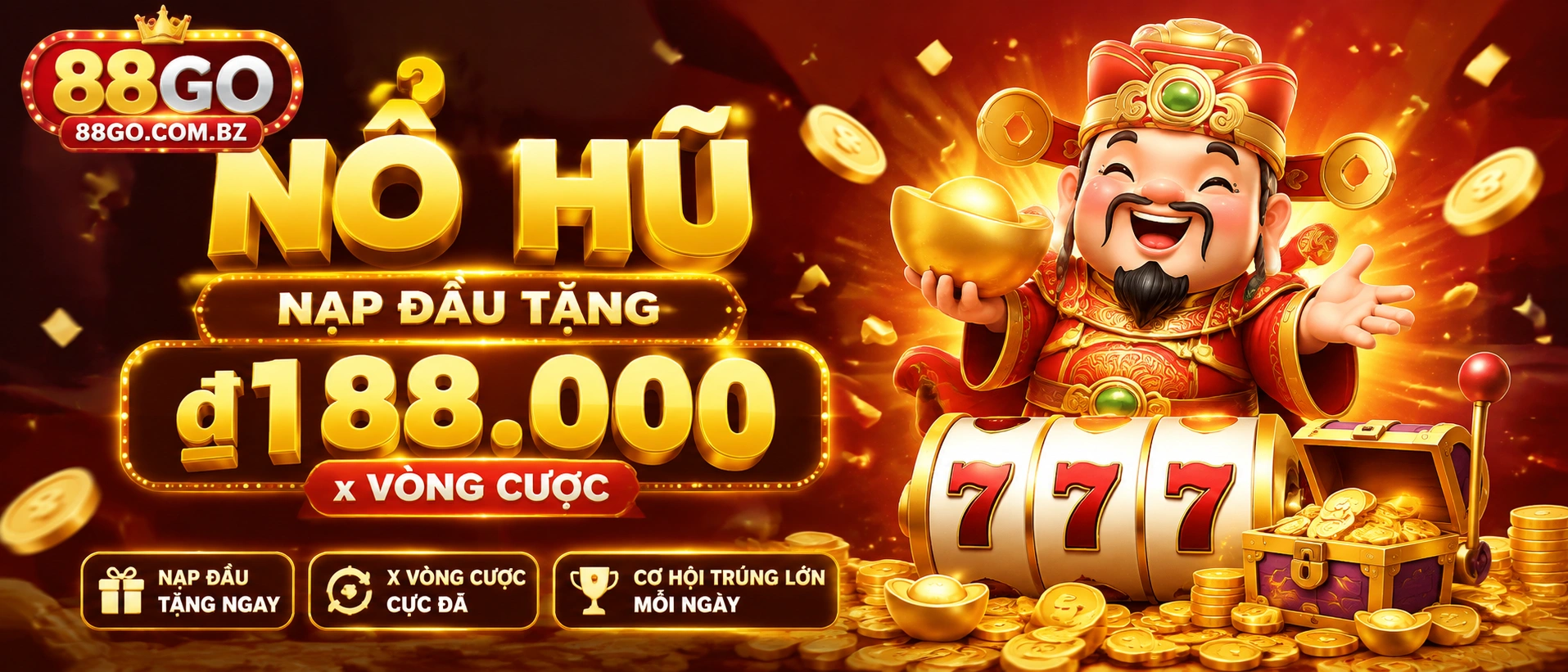 Nhóm game Nổ Hũ và slot trên 88GO